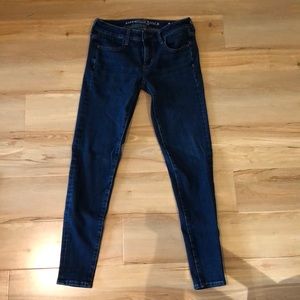 Dark denim skinny jeans - super stretch